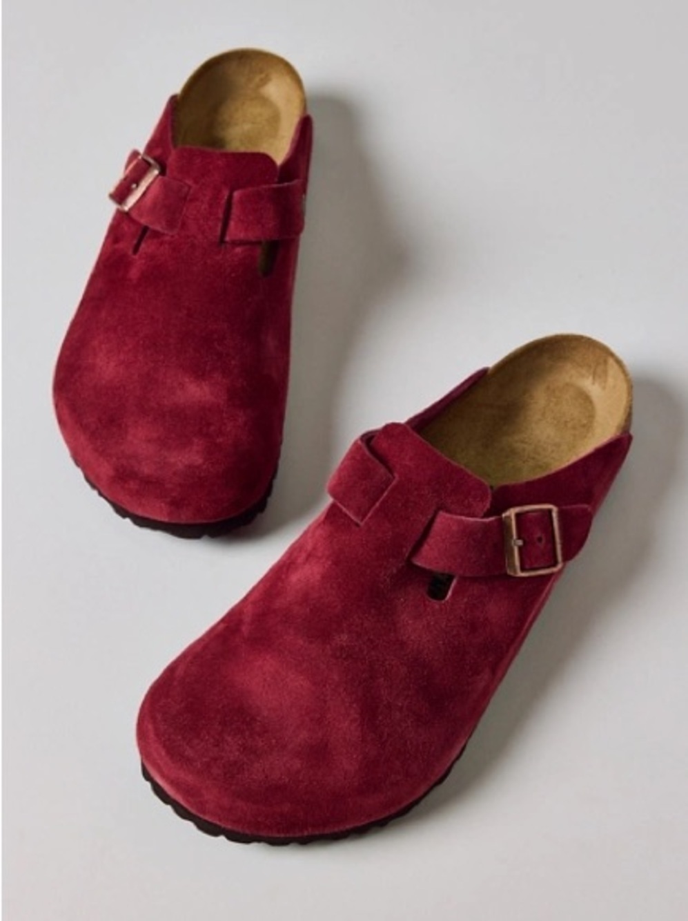 NWT Birkenstock Boston Suede Clog Size 44